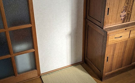 大型家電の回収 撤去後の写真