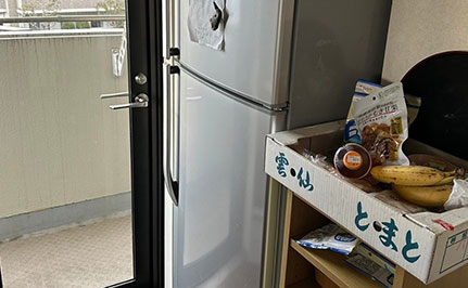 家電製品の粗大ゴミ回収 作業前の写真