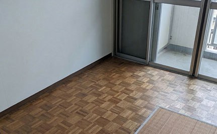 ベッド・寝具家具の回収 撤去後の写真