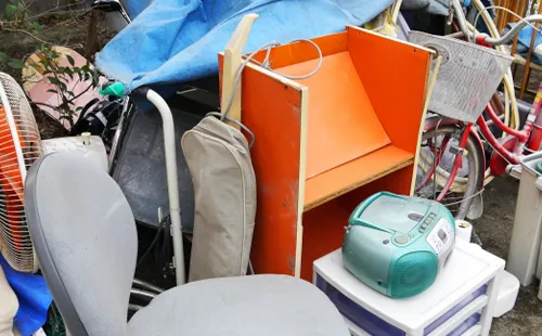 まとめて廃品回収写真