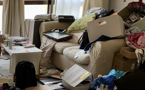 住居全体のゴミ屋敷片付け写真