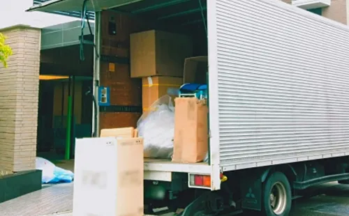引っ越し後に残った不用品回収写真